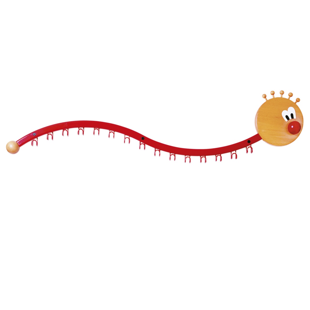 Věšák Stonožka, 15 háčků